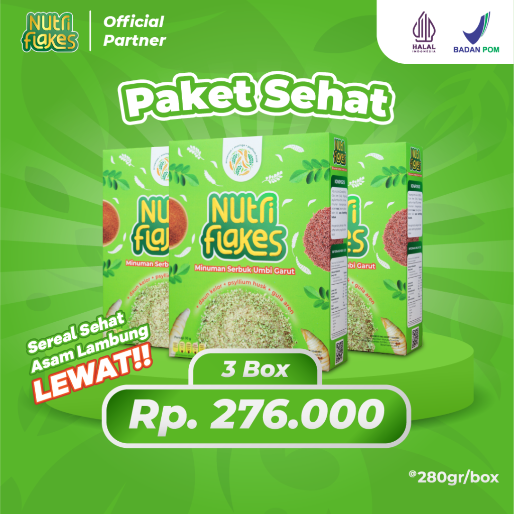 paket 3 box nutriflakes